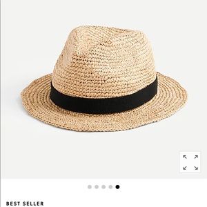 Jcrew packable straw hat
